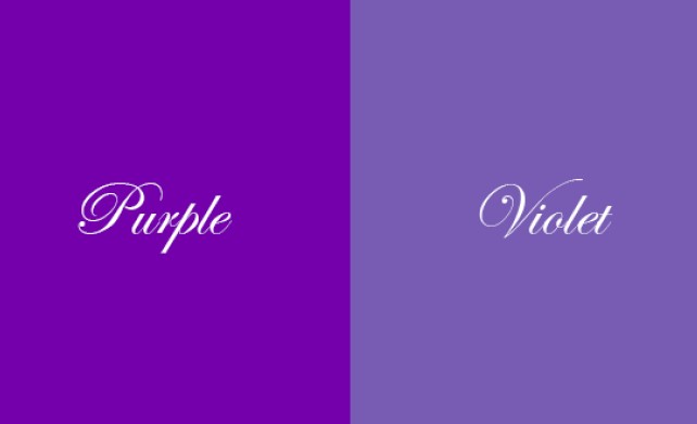 Are Purple And Mauve Colors The Same